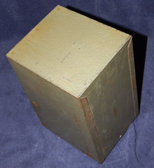 1950s Pharmacy Prescription Metal Box hinged door Lexington Ky