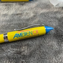 Drug Rep AMBIEN CR Collectible Heavy Metal Pharmaceutical Pen RARE Lot of 6