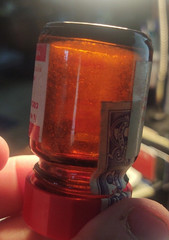 EMPTY ! RARE Merck Cocaine fluffy Flakes & Narcotic Tax stamp EMPTY BOTTLE
