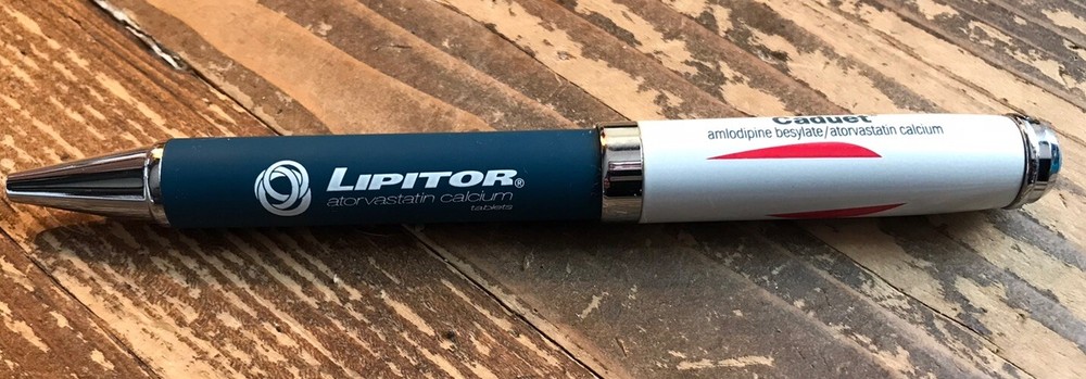 LIPITOR CADUET PHARMACEUTICAL DRUG REP PEN COLLECTIBLE