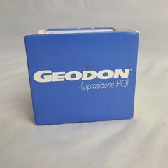 Vintage Pfizer 2002 Geodon Pharmaceutical Drug Rep Note Pad Holder Cube Paper