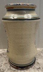 Italian Maiolica Pottery Albarello Pharmacy Drug Jar