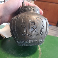 Vintage Brass RX Maimonides 1135-1204 Secundum Artem Mortar & Pestle Coricidin