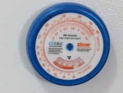 Cozaar Zocor Magnetic BMI Calculator Drug Rep Pharmaceutical Promo Advertising