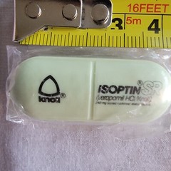 Vtg 19 IsoptinSR Tablet & Triangle Magnet, VicodinES & Rythmol Pharmacy Magnet
