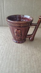 McCoy Pottery MUG Apothecary Mortar & Pestle Schering Pharmaceuticals Coricidin