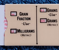Vtg Ciba NJ Pharmaceutical Medical Slyd-Rul 1946 Conversion Apothecary – Metric