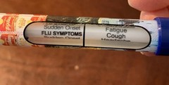 Vintage Roche Pharmaceutical Art Of Influenza Management Pen-works