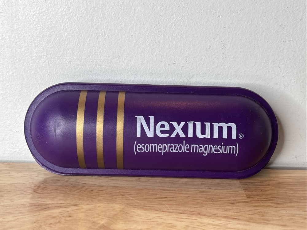 Nexium/Esomeprazole Pharmaceutical Drug Rep Large Purple Magnet Clip 7″ × 3™