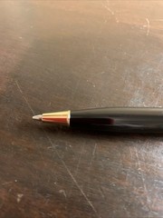 Trovan Pharmaceutical Drug Rep Heavy Metal Pen Black & Gold Tone