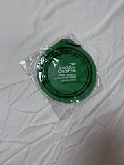 Credelio Quattro Pharmaceutical Collectible New Green Collapsible Water Pet Bowl