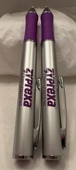 VTG LOT OF 2 ZYPREXA Combo- PEN/STYLUS Pharma Advertising Drug Rep Log NEW NOS