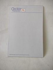 3 VINTAGE 1988 CECLOR ELI LILLY DRUG REP PHARMACEUTICAL CO ADVERTISING NOTEPADS
