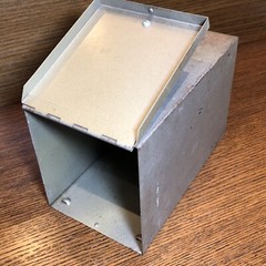 Vintage Pharmacy Prescription Box SAMUELS Metal File Apothecary Rx Cincinnati OH