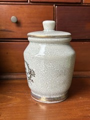 1970s Eli Lilly APOTHECARY ceramic Jar Pro Dolore Moderata Pharmacy – Storage