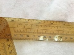 Vintage Wallace Labs Macro Goniometer SOMA 12” Measuring Ruler