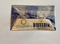 Vintage 1967 Bristol-Myers Children’s Bufferin Pediatric Formula NEW OS