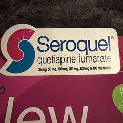 Seroquel New Tablet Size Clipboard Drug Rep Promo 2006 AstraZeneca