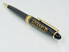 Rare Black & Gold Levaquin Twist PEN Drug Rep Pharmaceutical Promo Advertising