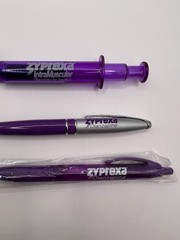 VTG Zyprexa Olanzapine Pharmaceutical Drug Rep Pens Syringe Marker Post It Flags