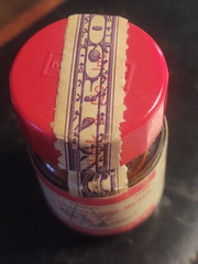 EMPTY ! RARE Merck Cocaine fluffy Flakes & Narcotic Tax stamp EMPTY BOTTLE