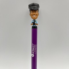 Ultracet Pharmaceutical/Drug Rep Purple Twist Pens Policeman Bobblehead LOT OF 3