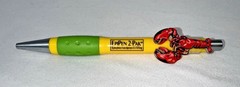LOBSTER EpiPen Drug Rep Collectible Pharmaceutical Clicker Pen Red Pocket Clip
