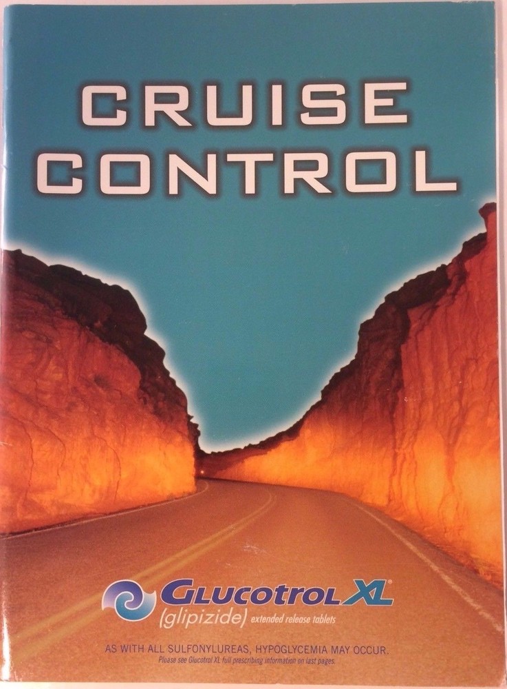 Glucotrol XL Pharma Drug Rep Promo Rand McNally USA Road Maps – VERY RARE