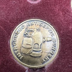 RARE Eli Lilly & Co Coins PIONEERS IN THE FIGHT AGAINST INFECTIOUS DISEASE FRAME