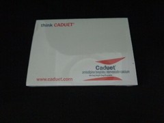 9 Packs PFIZER CADUET Pharmaceutical Drug Rep Advertising POST IT NOTES 2005