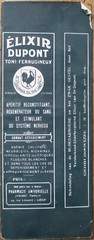 Drug Pharmacy 1900 Advertising Box, Élixir Dupont Iron Tonic Liege, Belgium