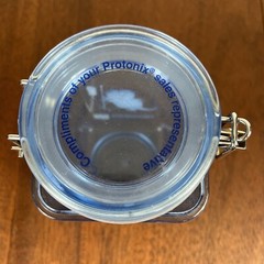 VTG Pharmaceutical PROTONIX IV Plastic Container Drug Rep Cat Promo Canister
