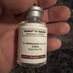 Geodon Pfizer Pharmaceutical Container Necklace