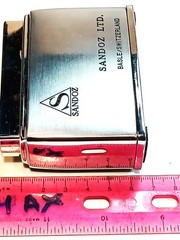 Vintage SANDOZ LIGHTER LARGE, LSD pharmacy Switzerland extra rare
