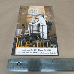 Tile And Till Magazine Eli Lilly And Company September 1935 Indianapolis Indiana
