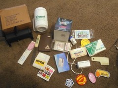 VTG Pharmaceutical Drug Rep LOT Note Pad Rulers -1980S-90S-LILLY PAPER FOLD