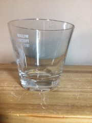 William Proctor Jr RX Pharmacist Secundum Artem 6oz Etched Glass Pharm Student