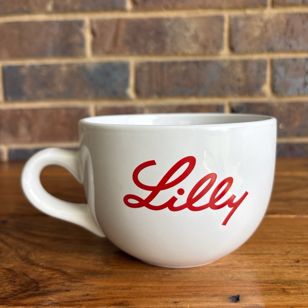 Eli Lilly Red Script Logo Pharmaceutical Coffee Mug “We ❤️ Nurses” M-Ware RARE