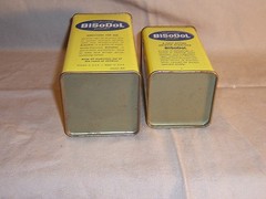 Vintage Advertising Medicine Tin Box BiSoDol New York Original Tin Display Decor