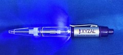 Xyzal Drug Rep Ink Pen w/ *LIGHT* Collectible Pharmaceutical Medical Advertising