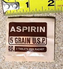 VINTAGE ASPIRIN Full PACKET, First Aid- Pharmacy – Medicine