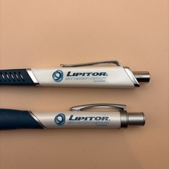 Drug Lipitor Rep Pens – Set Of 2 – Heavy Metal