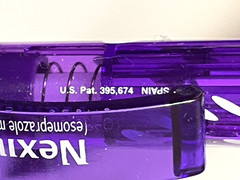 Pharmaceutical Drug Rep Vintage Ink Pens Nexium Collectible Translucent Purple