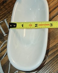 Pharmaceutical Cialis Ceramic Bath Tub Promo Novelty Trinket Soap Dish