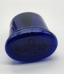 Pharmacy Container Cobalt Blue Plastic from Milano Italy