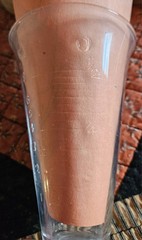 Vintage Footed 8 OZ Glass Apothecary Measuring Beaker With Spout