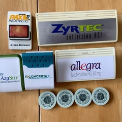 Lot of 21 Pharmaceutical Drug Rep Marketing Office Supplies Collectibles Vintage
