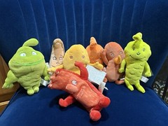 Actos PharmaceuticalPlush Stuffed Animal Diabetes Advertising Lot Of 7 Vintage