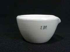 Vintage Used Coors USA Lab Mortar 522-00 and Pestle 000 Set, #3