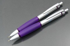 Purple FROVA Metal Clad PENS Drug Rep Pharmaceutical Promo Advertising Lot of 2